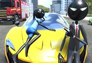 维加斯绳索英雄手机版免费下载 - 火柴人动作射击游戏