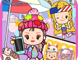 迷你城堡小屋游戏：儿童城镇建设乐趣无限