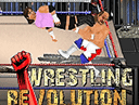 摔跤革命2d最新版下载：动作射击摔跤游戏