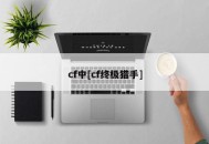 cf中[cf终极猎手]