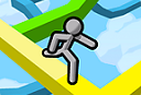 高空转向最新版游戏下载 - 安卓火柴人跑酷冒险