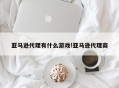 亚马逊代理有什么游戏!亚马逊代理商