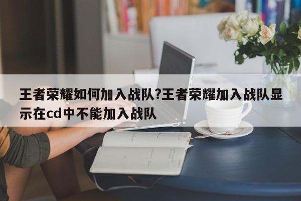 王者荣耀如何加入战队?王者荣耀加入战队显示在cd中不能加入战队